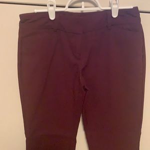 Maroon Trousers